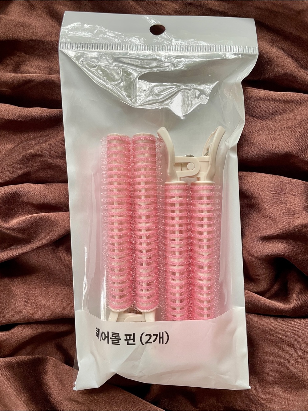 OLIVEYOUNG Hair Roller Pins 2 pcs, pink